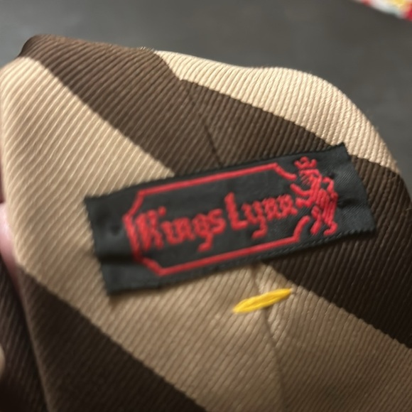 Vintage Jayhawk rock chalk KU Kansas university tie - Picture 3 of 3